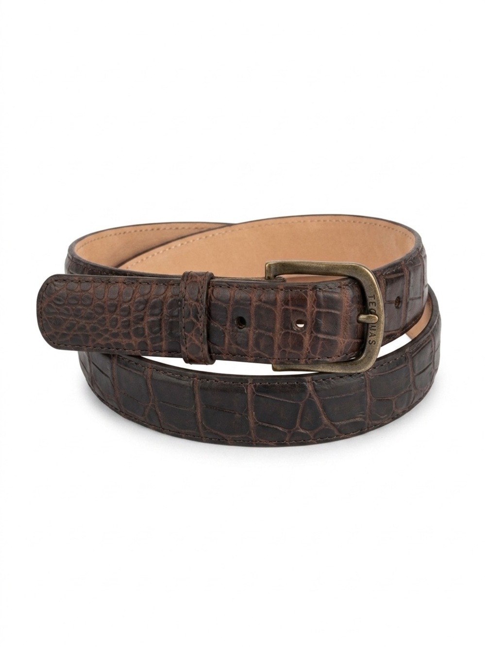 Tecovas Men's Genuine American Alligator Belt